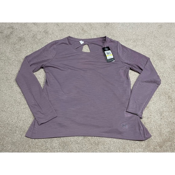NEW With Tags Under Armour Women's Medium Loose Fit Heatgear Open Back Top - Picture 1 of 13